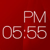 Red Clock (Weather & Alarm)