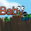 Baby and ant