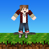 Steve Skate Craft Edition - Free Eight Bit MineCraft Jumpy Game