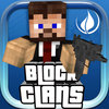 Block Clans - Pixel World Gun in 3D Block Style Survival PE (Pocket Edition) Game