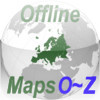 Offline Maps - European Cities O~Z