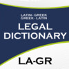 LATIN - GREEK & GREEK - LATIN LEGAL DICTIONARY