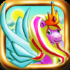 Pet Pony - Little Unicorn Rescue Run, Magic Farm Jump and Hay Ponies