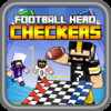 American Football Hero Checkers - Block Craft World Strategy Wars