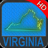 Virginia nautical chart HD: marine & lake gps waypoint, route and track for boating cruising fishing yachting sailing diving