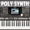 Polyphony synthesizer with a low delay (low latency musical synth) and distortion HD version FULL