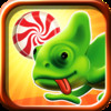 Sweet Sugar Crush Cameleon Escape - An Awesome Drag and Cut Puzzle Physics Game