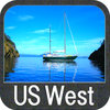 Marine: US West (From California to Bering Sea) - GPS Map Navigator