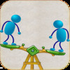 A Stickman See Saw Free Physics Jumping Games
