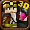 Mine Run 3D - Pocket Block Temple Escape Game