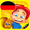 German for kids: play, learn and discover the world - children learn a language through play activities: fun quizzes, flash card games and puzzles
