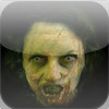 Scary zombie face