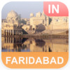 Faridabad, India Offline Map