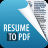 Resume to PDF