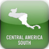 Central America South GPS Map