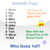 Smooth Toys Who Goes 1st? Free