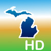 Aqua Map Michigan HD - Lakes GPS Offline Nautical Charts