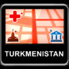 Turkmenistan Vector Map - Travel Monster