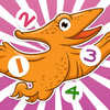 123 A Dinosaurs Counting Game for Children: Learn to count the numbers 1-10 with endangered animals