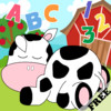 Farm Animals Toddler Preschool FREE - All in 1 Educational Puzzle Games for Kids