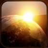 3D Earth HD with weather info, forecast and temperature on the icon.