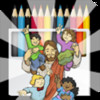 Bible Coloring : Christian Jesus coloring pages for kids
