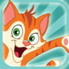 A Cute Catapult Kitty - Free Puzzle Games