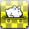 Super Skateboard Rabbit in Endless Running and Jumping Game - The Energy from the Juicy Carrot !