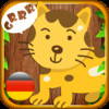 Tier Klang in Deutsch - Kid learns animal sound and name in German