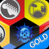 Rock Show and Skulls jewel match puzzle game - Gold Edition