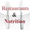 Restaurants & Nutrition : Fast Food Nutrition Plus Calculator for Food Score , BMI and Weight Loss