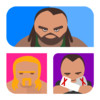 Ace Wrestling Face Match Quiz - name the most famous famous wrestlers from the WWE, WWF and TNA - in a beautiful, free, HD color trivia game!
