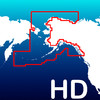 Aqua Map Alaska HD - Marine GPS Offline Nautical Charts for Fishing, Boating and Sailing