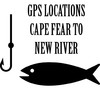 NC Saltwater Fishing - Cape Fear to New River GPS Map