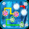 Frozen Free Flow: Simple Beautiful Game About Ice Snowflakes Connection