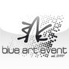 blue art event