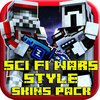 Sci-Fi Wars style skins 3D for Minecraft
