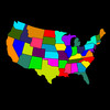 US States Shapes & more