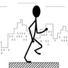 Stick-Man Stuntman Dash - A running jumping sprinter game with impossible platform geometry