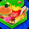 Lunch Box Maker - Make your favorite sandwich, burger, cupcake or candy for your lunchbox