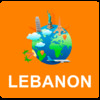 Lebanon Off Vector Map - Vector World