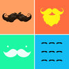Mustache Wallpapers & Backgrounds Pro - Home Screen Maker with Cool Beard Icon Themes