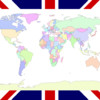 English Words: World - Country Map Quiz
