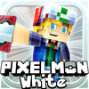 Pixelmon WHITE: MC Hunter Survival Mini Block Game with Multiplayer