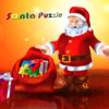 Santa Puzzle - WIth Christmas Wallpaper Jigsaw Puzzle