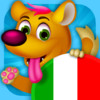 Learn Italian with Animalia - Interactive Talking Animals - fun educational game for kids to play and learn wild and farm animals sounds