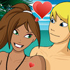 Kissing At the Beach - Girl Game