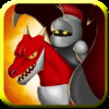 Nimble Fantasy Knight on Dragon vs Evil Monster - Kingdom of Dark Throne Summoner - iPhone/iPad Edition Game