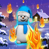 SnowMan Christmas Holiday Adventure : Falling FireBall Attack