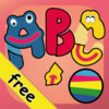 Letters jigsaw for toddlers (first good app to learn letters with words sample)